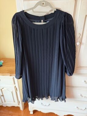 dear creatures Black Pleated Mini Dress